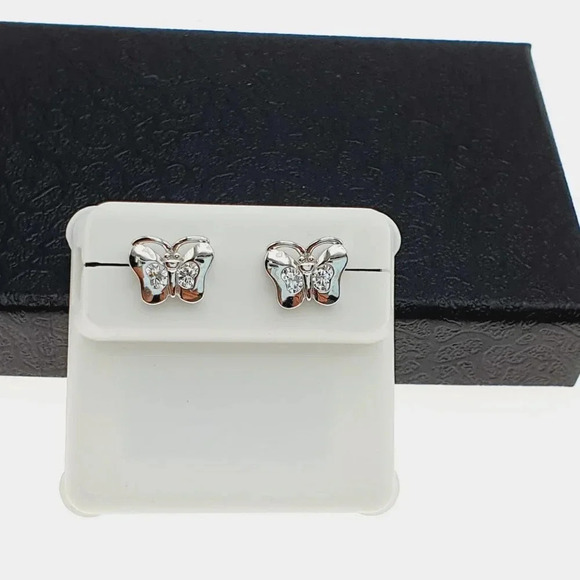 925 sterling silver luxury CZ earrings for women/girls, Bes RJUS2143 - Picture 6 of 11